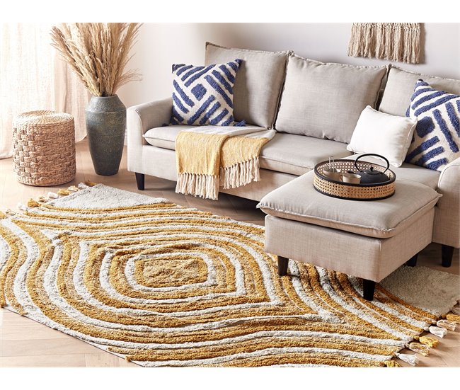Beliani Pelos curtos BINGOL 160x230 Bege