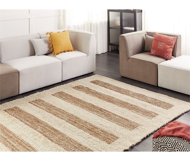 Beliani Entrelaçado ZIARAT 200x300 Bege
