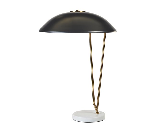 Beliani Candeeiro de mesa DANTO Preto