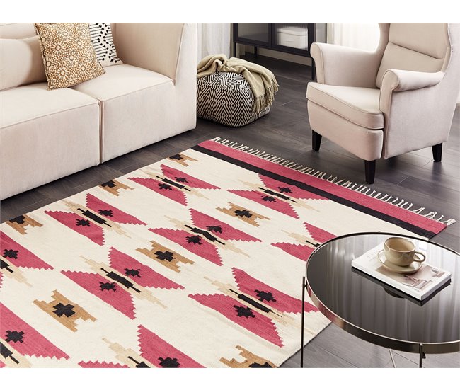 Beliani Kilim GARNI 160x230 Multicor