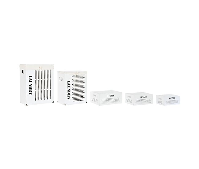 Conjunto de Cestos Branco