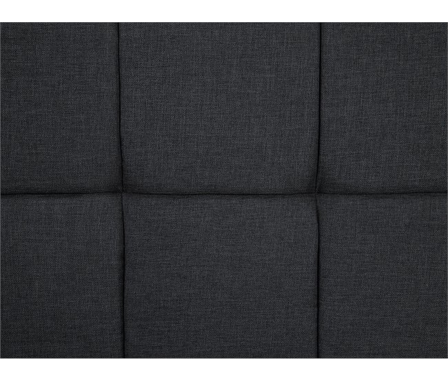 Beliani Cama com estrado Poliéster MILLAU 300x214 Cinza Escuro