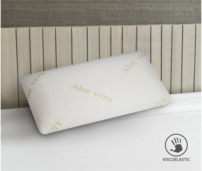  Almofada Visco Aloe Vera da SonnoMattress Branco