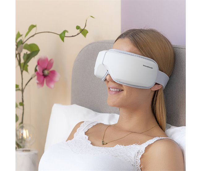 Aparelho de Massagem Ocular com Compressão de Ar 4 em 1 EYESKY Branco
