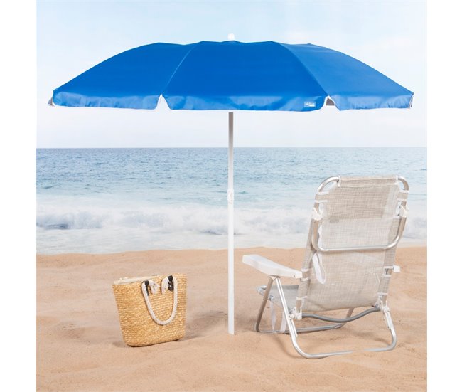 Guarda-sol Aktive compacto e inclinável UV50 c/capa Azul