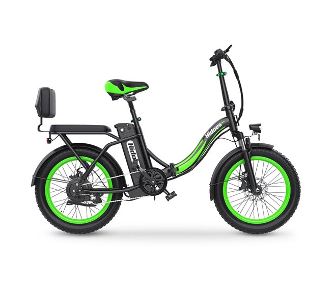 Bicicleta Elétrica Hidoes HD-C1 - Motor 750W Bateria 48V13AH Verde