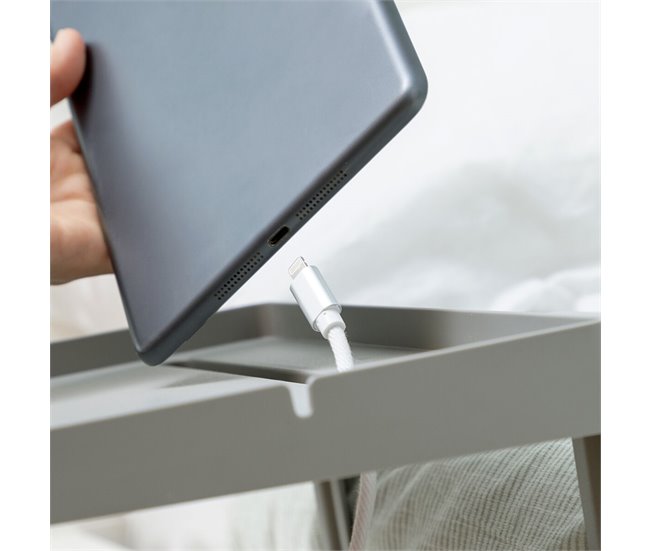 Prateleira Universal para a Cama Modelo Bedten Cinza