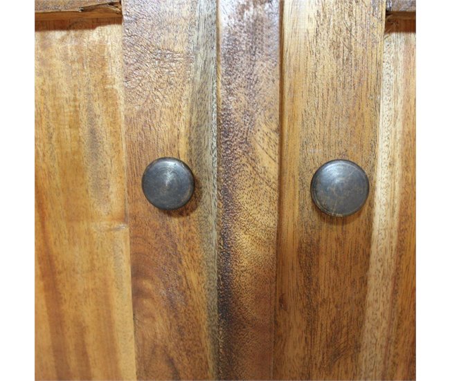 Aparador buffet mueble consola mueble de almacenaje madera maciza Castanho