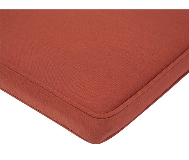 Beliani Almofada de assento para exterior VIVARA Vermelho