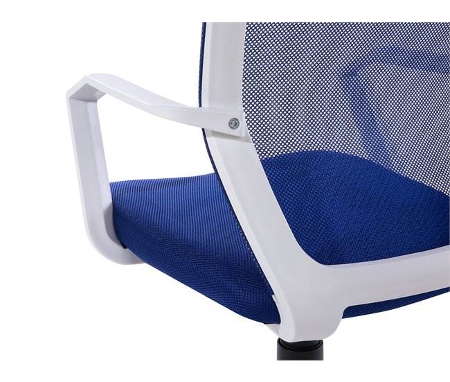 Beliani Cadeira de escritório RELIEF Azul