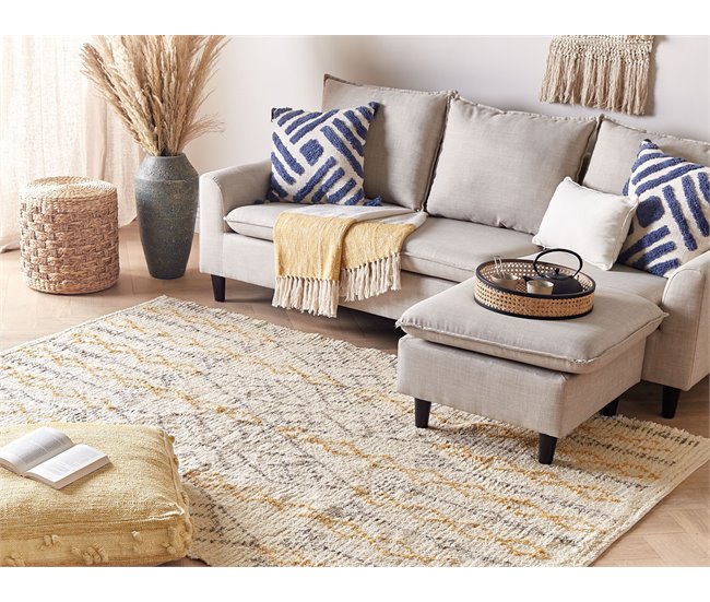 Beliani Pelos curtos KADAPA 160x230 Bege