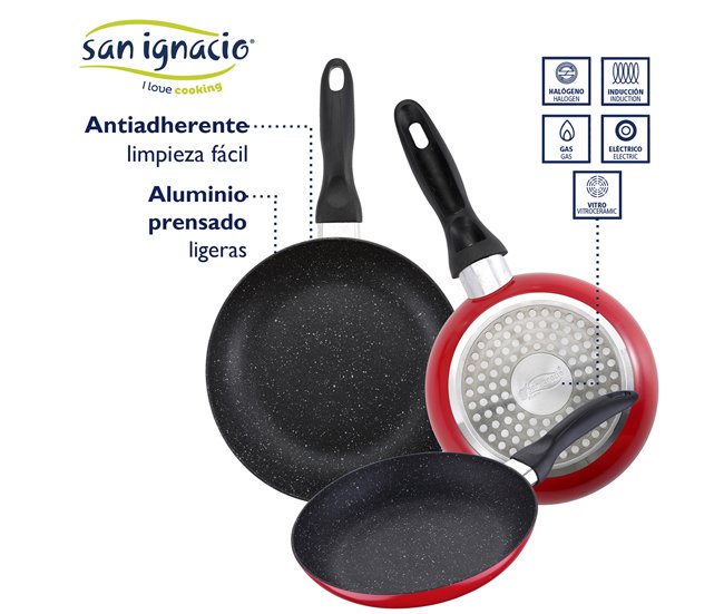 Bateria de cozinha 12 peças com jogo de patch Multicor