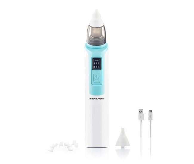 Aspirador Nasal Recarregável para Bebés Branco