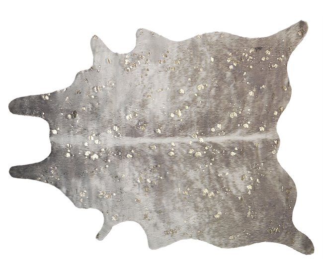 Beliani Decoração em pele de ovelha BOGONG 150x200 Cinza Escuro
