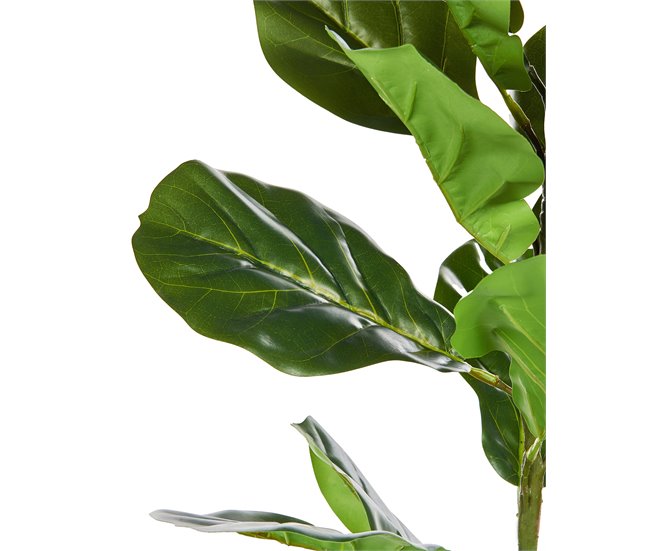 Beliani Planta artificial FIDDLE LEAF TREE Verde