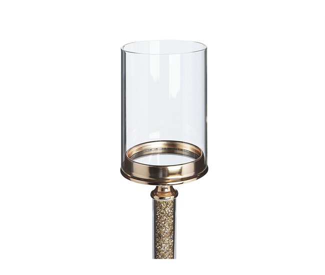 Beliani Candelabro ABBEVILLE Dourado