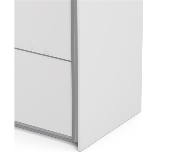 Roupeiro HERA portas deslizantes branco Branco