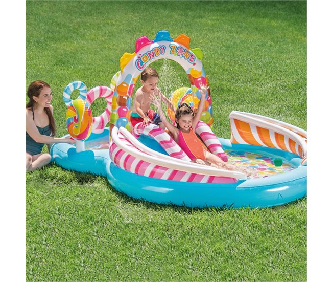 Centro de jogos insuflável INTEX candy zone - 295x191x130 cm Multicor