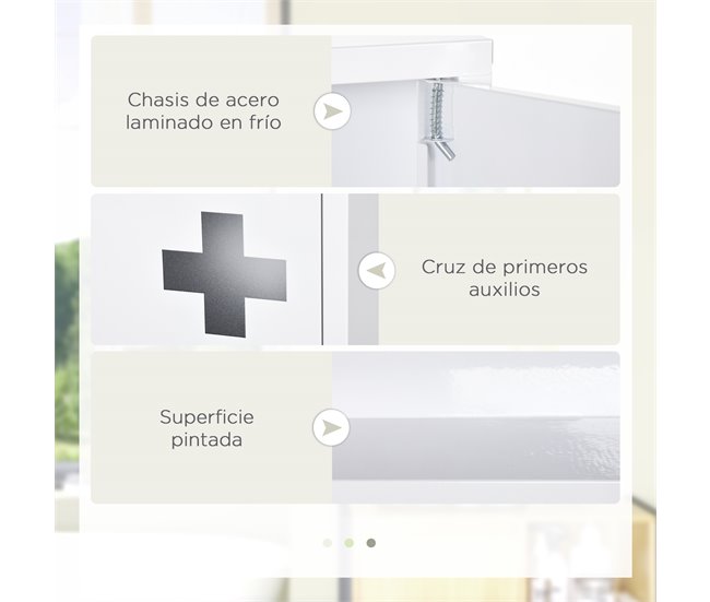 Armário Farmácia Aço kleankin, casa - saúde e beleza Branco