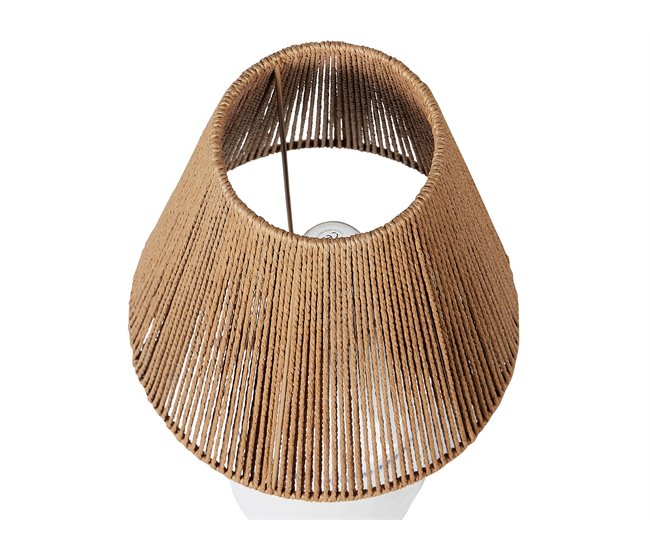 Beliani Candeeiro de mesa LARISSOS Branco