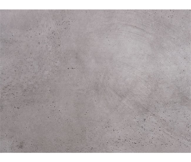 Beliani Mesa de jantar ODEON 120x120 Cinza Claro