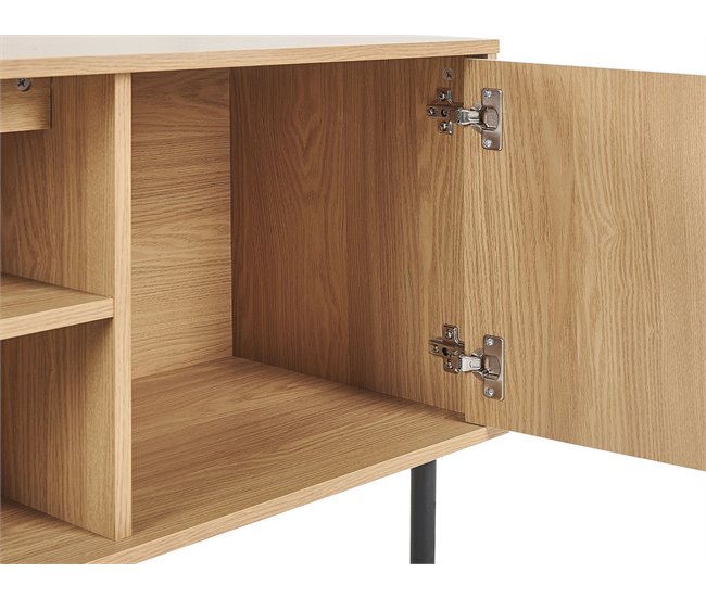 Beliani Mesa de TV PALMER 160 Castanho