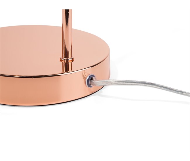 Beliani Lámpara de mesa SAVENA Cobre