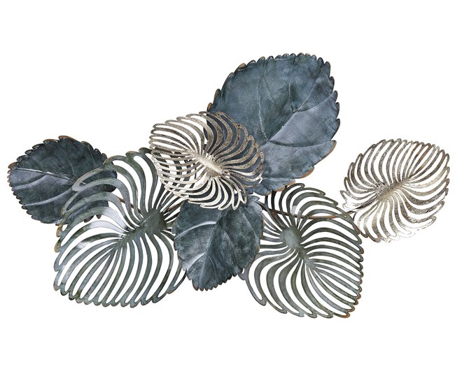 Beliani Decoração de parede MAGNESIUM Azul/ Verde