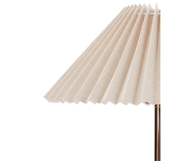 Beliani Candeeiro de mesa BALUARTE Bege