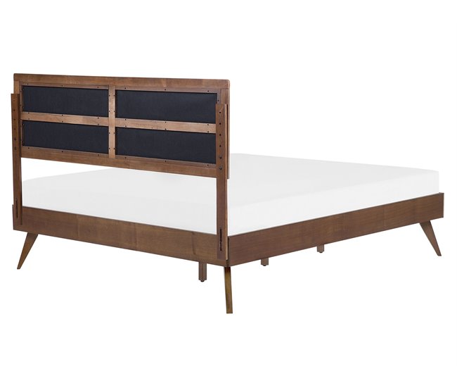 Beliani Cama MDF POISSY 167x202 Cinza