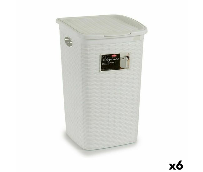 Cesto da Roupa Elegance Branco