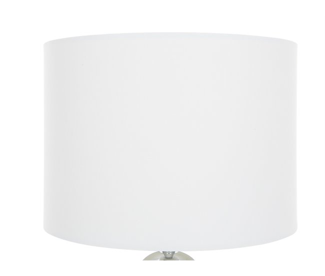 Beliani Candeeiro de mesa UELE Branco