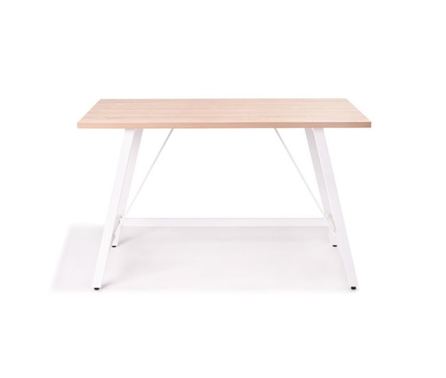  Mesa de estudo inteligente 120x60 Madeira
