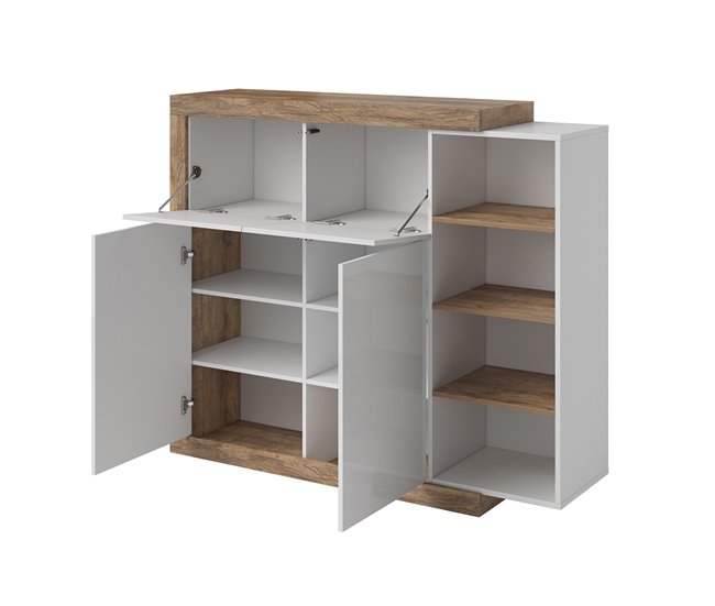 Armário de 4 portas Azior Madeira