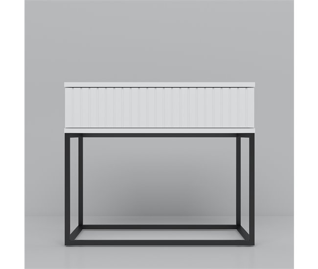 Mesa de centro STYLE 60cm com uma gaveta Branco