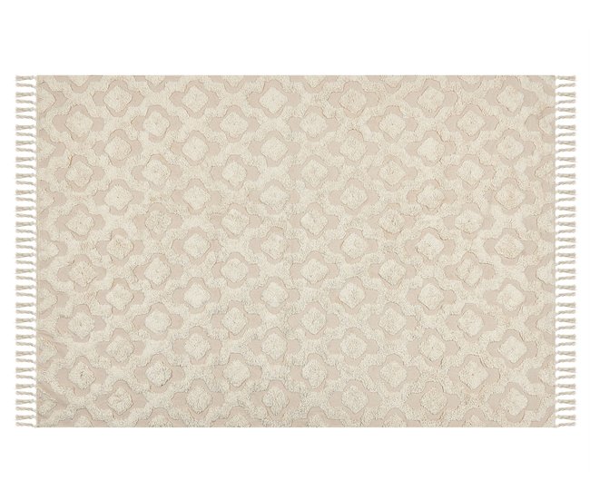 Beliani Pelos curtos AKSARAY 140x200 Bege