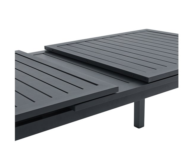 Mesa de jardim extensível ORION cinzento escuro Cinza Escuro