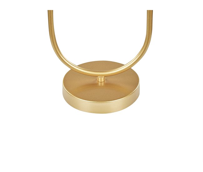 Beliani Candeeiro de mesa YANKEE Dourado