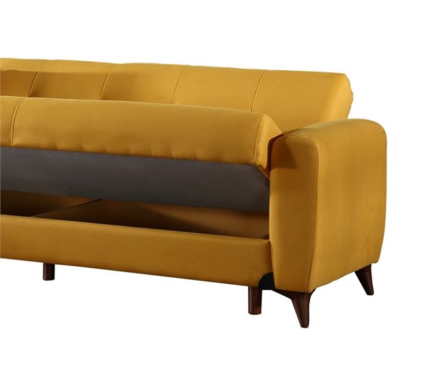 Sofá cama DORIAN Amarelo