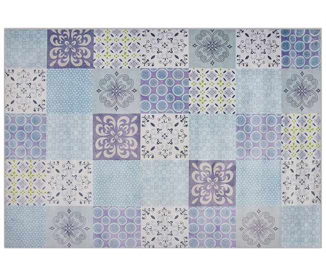 Beliani Pelos curtos INKAYA 160x230 Cinza Claro