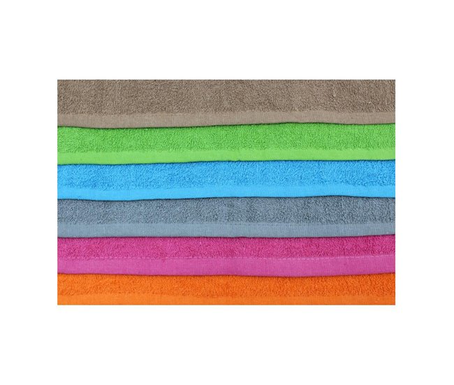  Acomoda Textil - 6 panos de cozinha 100% algodão 500gr/m² Vermelho