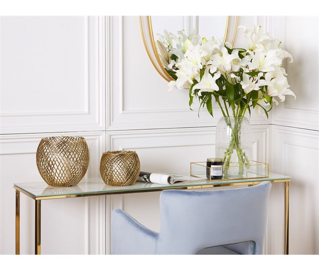Beliani Candelabro TANDUY Dourado