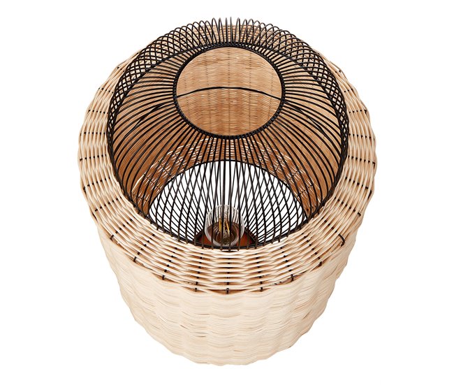 Beliani Candeeiro de mesa TANGANYIKA Natural