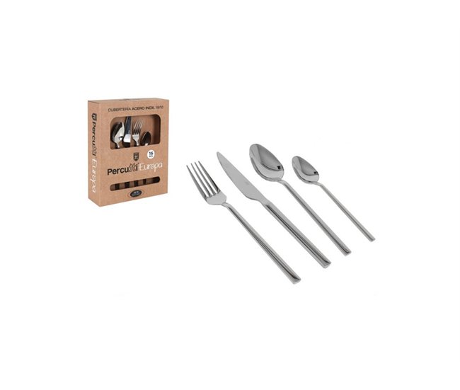 Talheres PERCUTTI EUROPA 16 peças Prata