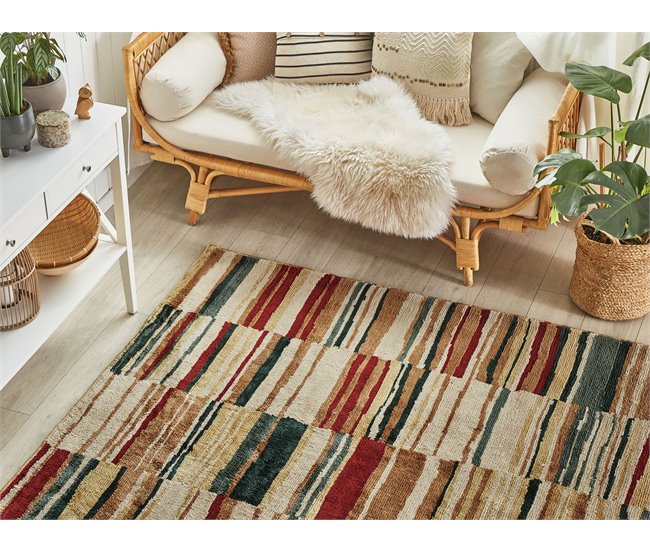 Beliani Pelos curtos FATSA 140x200 Multicor