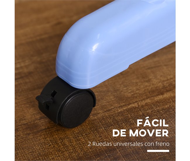 Estendal de Roupa Aço e PP HOMCOM, loja de ferragens - lavanderia Azul