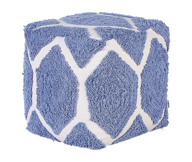 Beliani Puf ROJHAN Azul
