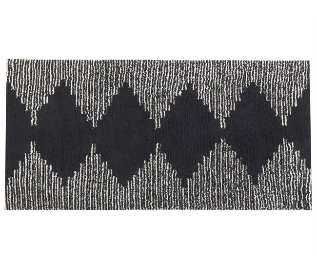Beliani Pelos curtos BATHINDA 80x150 Preto