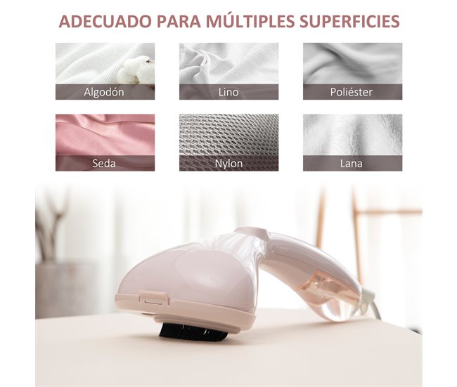 Escova de Engomar a Vapor Vertical PC HOMCOM Rosa