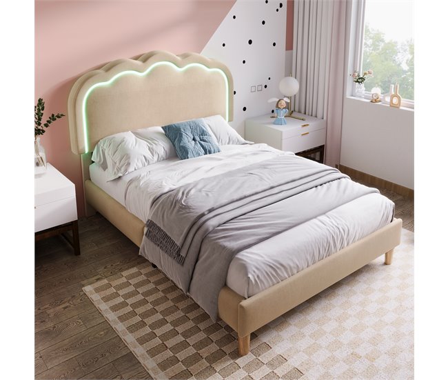 Camas individuais 101x197 Bege